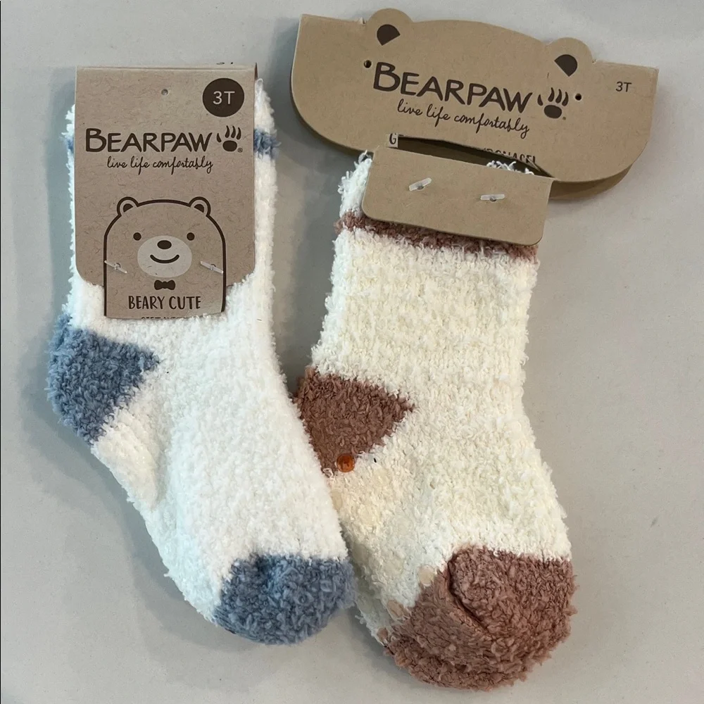BearPaw Kids' Fluffy Socks